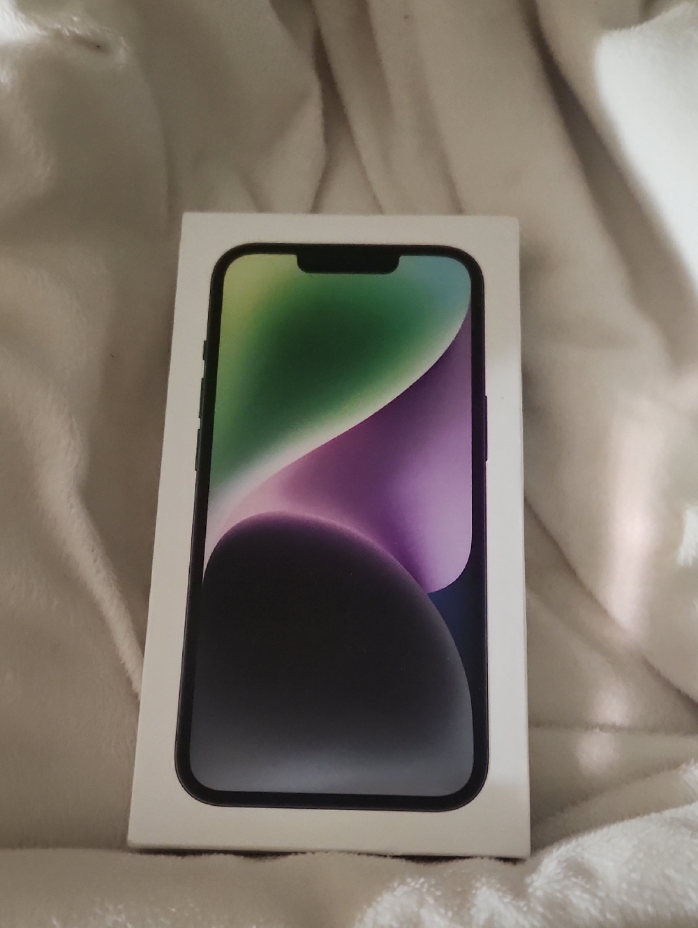 Apple iPhone 14 Plus Black with Green & Purple Display  Works Great With Wifi